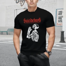 Suicide Baby - Men's G59 Tour Top T-Shirt Printed Sweatshirt Retro Gothic Punk Sweater Oversized Streetwear Hip Hop Fashion 2026 Men's Clothing - màu đen - Xem 4