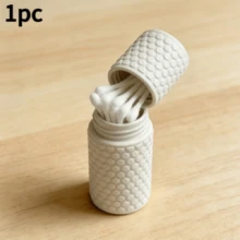 A Captivating Storage Box, Very Suitable For Storing Various Small Items. It Saves Space, Is Practical And Simplifies Item Organization, Making It Ideal For Weekend Or Short Trips. - Cotton Swab Storage Box - View 8