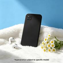 Funda de teléfono para 15, disponible en estilos transparente a prueba de golpes y negro mate. Hecha de material TPU, cuenta con diseño de protección de lente de cámara, resistente a arañazos y absorbente de golpes, sensación cómoda al tacto. Funda de teléfono transparente a prueba de golpes, funda de teléfono transparente absorbente de golpes - Negro - Ver 5