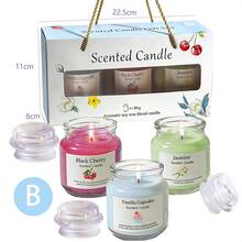 3pieces Make Up One Set Of Fragrance Candle Gift Box Set Strongly Scented Candles Gift Set For Ladies Birthday, Mother'S Day, Christmas, Valentine'S Day, Etc. - Multi Scents - View 15