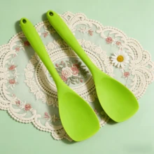 2/4pcs Heat-Resistant Silicone Spatula, Seamless Non-Stick Soft Scraper, Suitable For Salad Mixing, Baking, 6 Colors - Multicolor - View 24