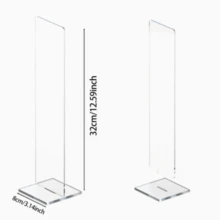 可拆卸透明亚克力留言板及信息展示架，适用于电脑屏幕旁的便签板和公告板，也可作为办公桌配件使用。提供黑色和透明两种颜色可选，打造整洁高效的办公环境。便携式便签板，适用于电脑显示器，不会损坏屏幕。 - A - 查看 5