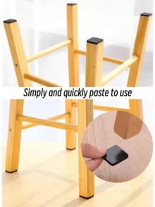 30pcs Anti-Slip Furniture Pads - Noise Reduction Chair Leg Protectors - Table Feet Pads - Multi-Purpose Non-Slip Anti-Scratch Floor Protectors For Chairs And Tables - Furniture Cushions - View 8
