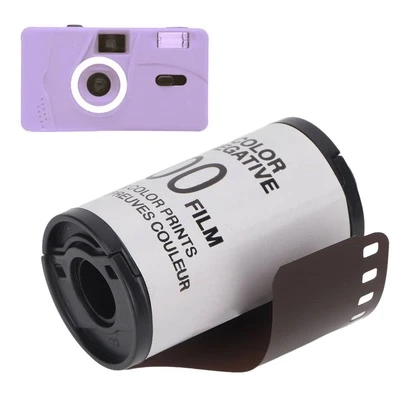 8 Sheets Camera Color Film 35mm ISO200 High Definition Wide Exposure High Contrast 135 Color Film For Photography