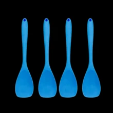 2/4pcs Heat-Resistant Silicone Spatula, Seamless Non-Stick Soft Scraper, Suitable For Salad Mixing, Baking, 6 Colors - Multicolor - View 23