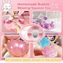 Bộ băng dính bong bóng nano cho trẻ em, bao gồm kim tuyến, đất sét, hình dán dễ thương và các dụng cụ phụ trợ, phù hợp cho trẻ em, thanh thiếu niên và bé gái. Băng dính nano thủ công (màu sắc phụ kiện ngẫu nhiên) - Nhiều màu - Xem 9