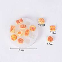 Molde de silicona para mini pan, molde de pinza nasal pequeño, molde multifuncional decorativo hecho a mano para resina, yeso y arcilla - Pan de Nariz Pequeña - Ver 4