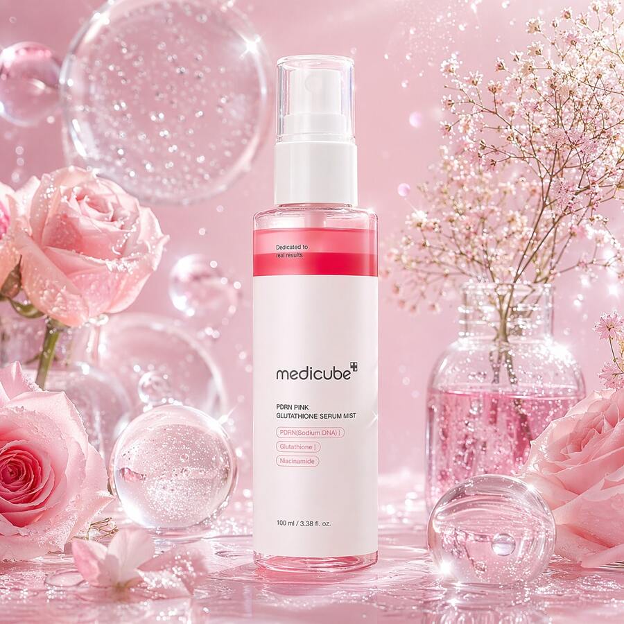 MEDICUBE - PDRN PINK GLUTATHIONE SERUMMIST 100ML - Glutathione - 查看 1