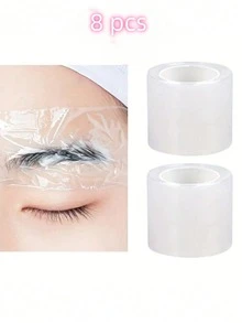 1/3/5 rollos de 200m de película transparente de belleza, adecuada para rizar pestañas, alisar cejas, cubrir labios, tatuajes de cejas, cubrir plástico, eliminar pegamento de extensiones de pestañas, permanente de pestañas - Multicolor - Ver 12