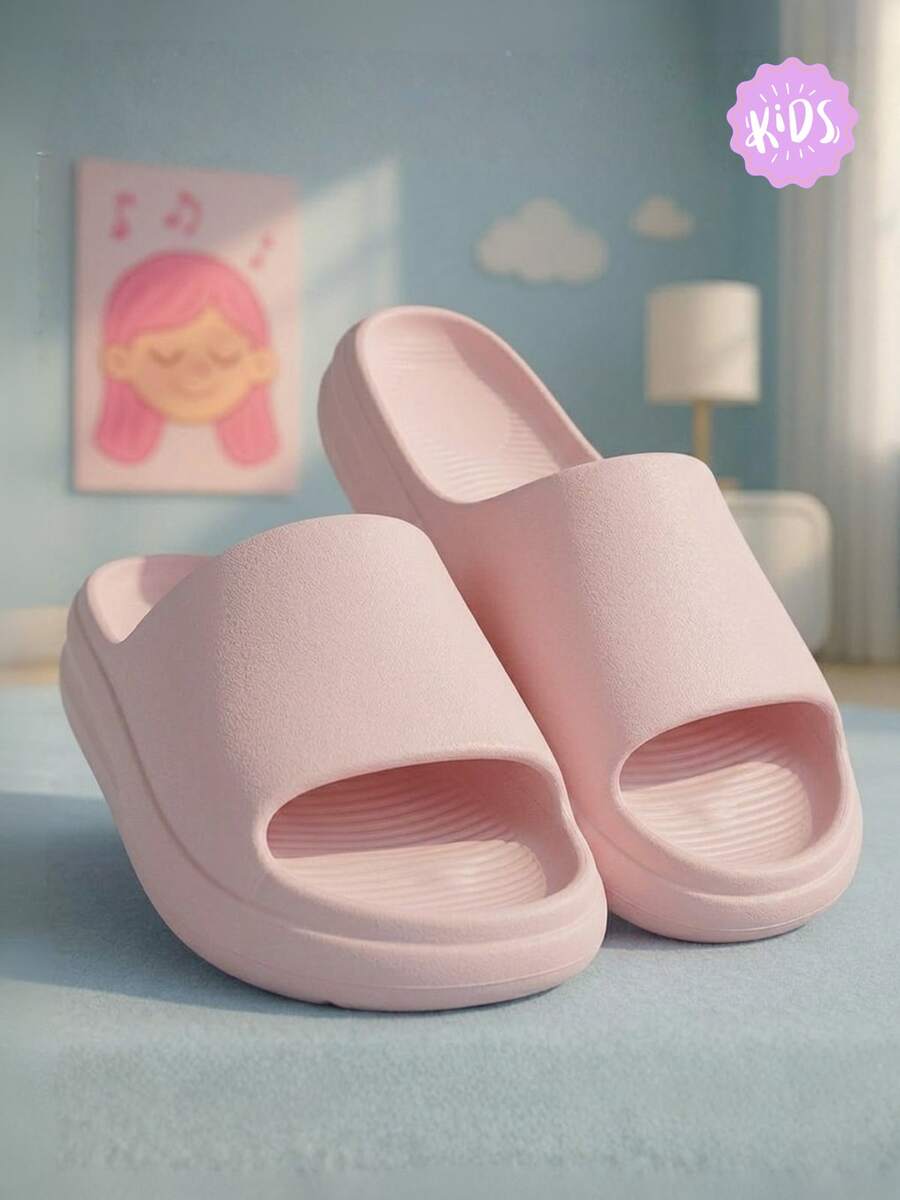 Chinelo Slide Nuvem Feminino Bem Levinho Macio Confortavel Moda Menininha - Rosa - Visão 1