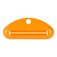 Extrusor de pasta de dientes manual creativo, dispensador exprimidor de tubo de pasta de dientes de plástico colorido, herramienta exprimidora de pasta de dientes colgante, adecuado para pasta de dientes de baño, crema, extrusor cosmético - Multicolor - Ver 10