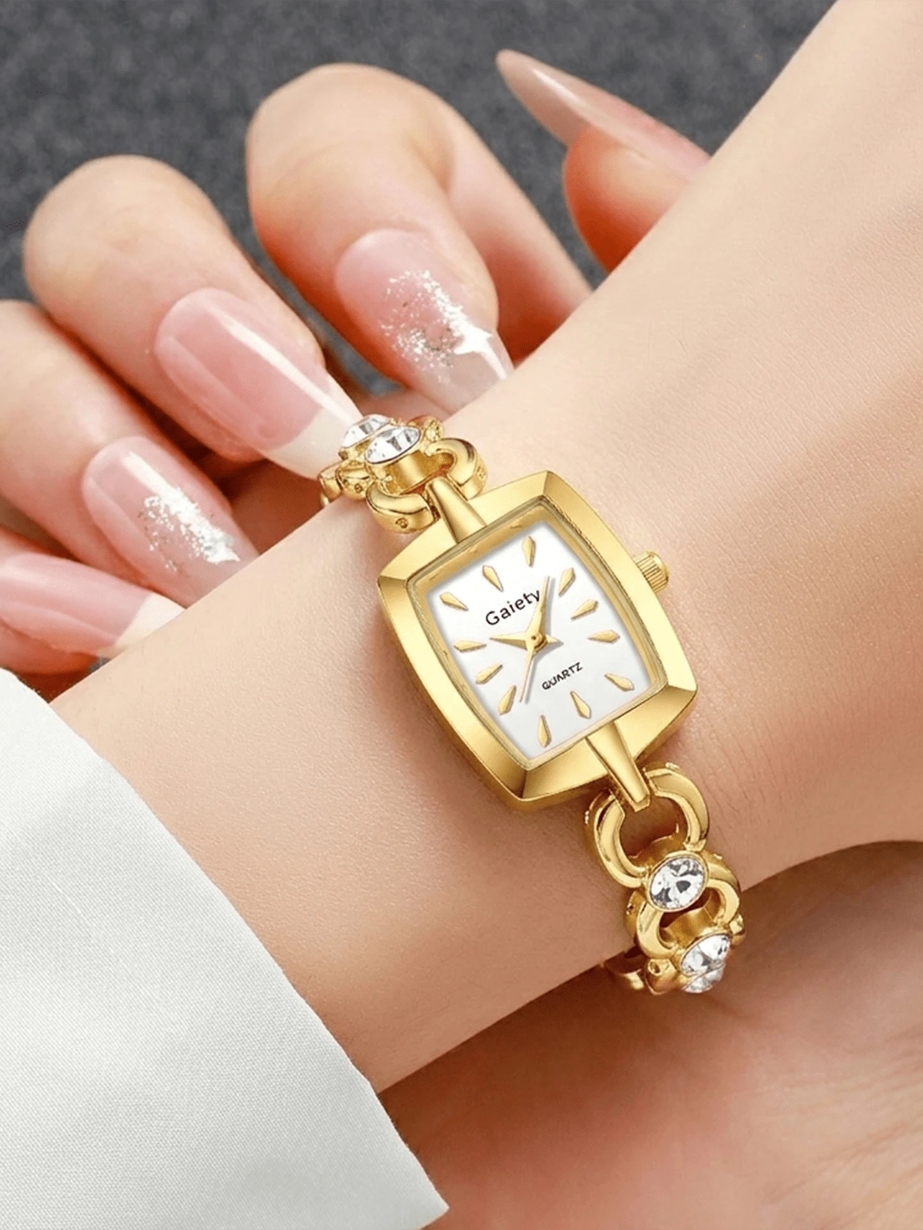 1Pc Women's Quartz Watch Elegant Minimalist Scale Retro Square Dial Used For Daily Wear, Party Decoration, Mother's Day, Valentine's Day, Various Festival Gifts For Friends And Mothers - Multicolor - View 1