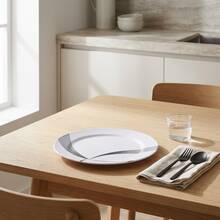 CASAMAX WL [5 PIECES] Melamine Plate 20.5 Cm | Lightweight, Durable And Elegant. Minimalist Design - 彩色 - 查看 2