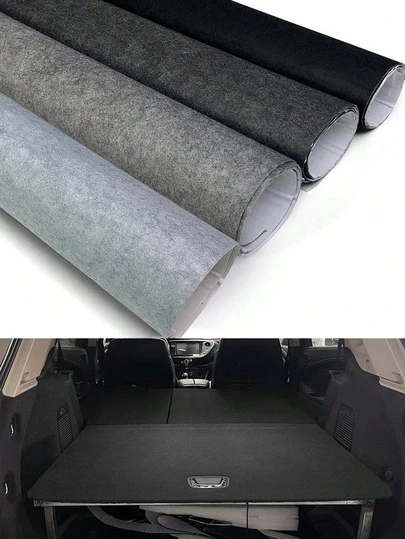 Vải nỉ tự dính dày 1mm, vải không dệt, dễ cắt và dán, cách âm, chống bám bẩn, dùng cho nội thất xe hơi, trang trí nhà cửa, đồ thủ công DIY, phụ kiện cách âm cho ô tô.