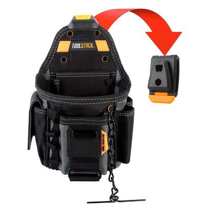 Toolstack Electrician Tool Bag Multifunction Tool Organizer Waist Bag For Men Toolkit