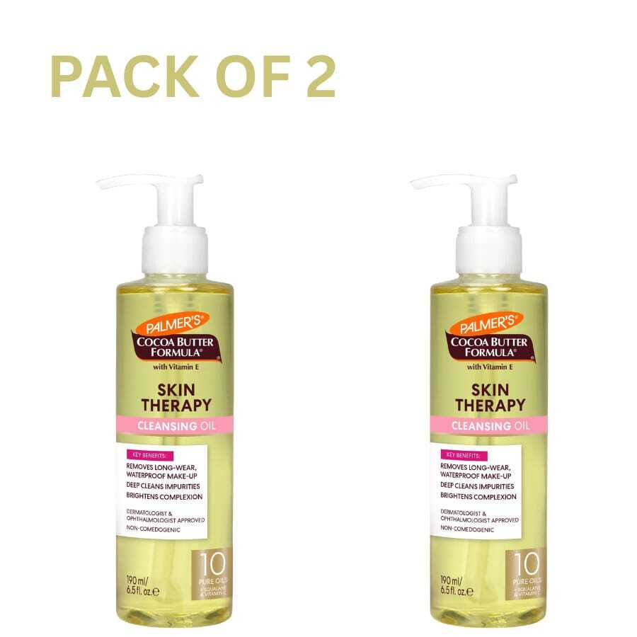Palmer's Cocoa Butter Formula Skin Therapy Cleansing Oil For Face & Body With Rosehip Essence, Pack Of 2, 6.5 Fl Oz Each - 5ml - 查看 1