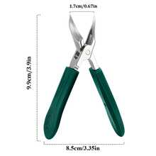 318 Coupe-ongles haute précision spécialement conçu pour les ongles épais, fabriqué en acier inoxydable robuste, avec une poignée douce et antidérapante et une lame ultra-tranchante inclinée à 25 degrés. Spécialement conçu pour les personnes âgées, avec fonction anti-éclaboussures. - Vert-1PC - Voir 9