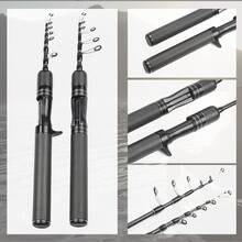 SEACHASER Cần câu siêu nhẹ 77g, hệ thống khoen KR, độ cứng trung bình, cần câu mồi bằng sợi carbon, dài 5'11", dùng được cả nước mặn và nước ngọt. - màu đen - Xem 6