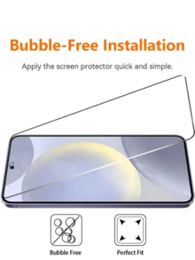 5入組高畫質透明鋼化玻璃貼膜，適用於 Galaxy A15 5G/4Galaxy A02/M02 A03 A03 Core A03s A04 A04E A10S/M01S A11 A12 4G A12 5G A13 4G A13 5G A14 5G 螢幕保護貼，手機配件，鋼化玻璃材質，相容手機殼，耐刮防氣泡 - 彩色 - 查看 5