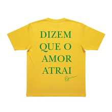 Djavan Brazil T-Shirt, World Cup 2026, Country Of Football, They Say Love Attracts, 100% Cotton, Premium Print - Yellow - View 5