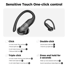 MINISO MS219 Neue kabellose Over-Ear-Kopfhörer, 3D-Soundqualitätserlebnis, Zero-Feel-Tragegefühl, hautfreundlich bequem, sicherer Sitz, trendiger sportlicher Modeartikel. - 查看 11