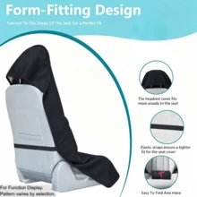 1pc Retro Floral Print Car Seat Covers, For Women Boho Blue Flower Seat Protector Cover Nonslip Car Decor Accessories For Vehicle Car SUV Truck, White, Perfect Gift For Family Or Friends, Stylish Car Accessories Interior - 樣式 1 - 查看 9