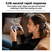 MINISO MS219 Neue kabellose Over-Ear-Kopfhörer, 3D-Soundqualitätserlebnis, Zero-Feel-Tragegefühl, hautfreundlich bequem, sicherer Sitz, trendiger sportlicher Modeartikel. - 查看 7