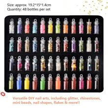 1 Set Epoxy Resin Filling Kit, Shiny Epoxy Resin Glitter Powder, Heart Shape, Star, Micro Beads For Nail Art, DIY Jewelry, Keychain And Craft Making - Multicolor - View 6