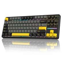 Teclado mecánico ATTACK SHARK X87 | Diseño TKL de 87 teclas | Estructura de junta de goma | Amortiguación de sonido de 5 capas | Cojín de silicona | Conexión Tri-Mode | Multi-dispositivo | Interruptores reemplazables | Interruptores de fresa pre-lubricados | Retroiluminación RGB | Teclas PBT | Programable | Teclado para oficina y juegos - Ver 11
