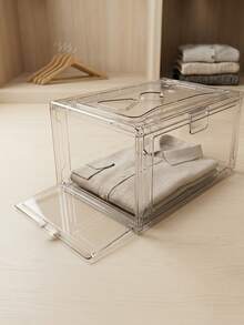 Caja para Zapatos de Acrílico, Tenis, Sneakers, Zapatillas, Gorras Cajas Apilables Muebles Organizadores de Zapatos, Joyas, Bisutería - transparente - Ver 4