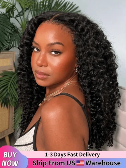 GABRIELLE 13x6 Burmese Curly Wigs Human Hair Pre Plucked 180 Density Curly Wigs Human Hair For Women 13x6 Curly Lace Front Human Hair Wig With Spiral End 30 Inch Burmese Curly Lace Frontal Wig Natural Black