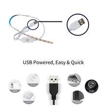 5V USB可调光LED缝纫机灯条，0.3米/11.81英寸，带安装夹，适用于缝纫桌和缝纫柜 - LED Sewing Machine Light - 查看 7