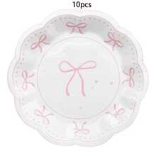 Disposable Kitchenware - Pink and White - View 11