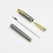 Metallkugelschreiber, schwarze Tinte, mittlere Spitze (0,5 mm), geschmeidiges Schreiben, nachfüllbar, Geschäftsgeschenk-Stift, Unterschriftenstift, unisex, geeignet für Büro-/Verwaltungsmitarbeiter, Premium-Metallstift, unverzichtbar für den Schulanfang - Mehrfarbig - Übersicht 8