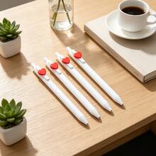 White Neutral Pen - Personalized Office Stationery Handwriting Signature Pen, Exquisite Gift Decorative Pen, Suitable For School, Home And Office Use - Sets - View 9