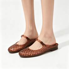 Summer Jelly Sandals For Women, Fashion Jelly Sandals Women, Casual Sandals For Women, Stylish Shoes For Women, Elegant High Heel Sandals, Soft Comfort Summer Shoes, Breathable Daily Outdoor Footwear, All-Match Womens Sandals, Lightweight Ladies Summer Footwear, Perfect Mother Gifts, Chic Casual Party Street Wear For Hot Summer Days - 摩卡棕 - 查看 2