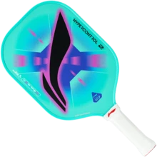 LI-NING HYPERCONTROL 2 Pickleball Paddle, Ice Cyan 10.5mm Glass Fiber Control-Type Racket ACPV037 - 冰瓷綠 - 查看 9