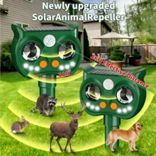10/4 Pack Ultrasonic Solar Powered Mole Repellers, Groundhog Repellers, Vole Repellers For Lawns, Gardens And Yards To Repel Moles, Voles, Groundhogs, Mice And Other Rodents - 20-45Hz - Xem 7