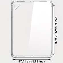 Transparent Protective Case For 2022 10th Gen 5/6th 9.7", 7/8/9th 10.2", Pro 11" 2018-2024, Air 11" 2024, Air5, Air4, Mini6, 7. Soft Protective Cover With 4 Corner Air Cushions, Anti-Scratch, High Clarity, High Transparency. Great Gift For Family And Friends. Protective Case. - Clear - View 16