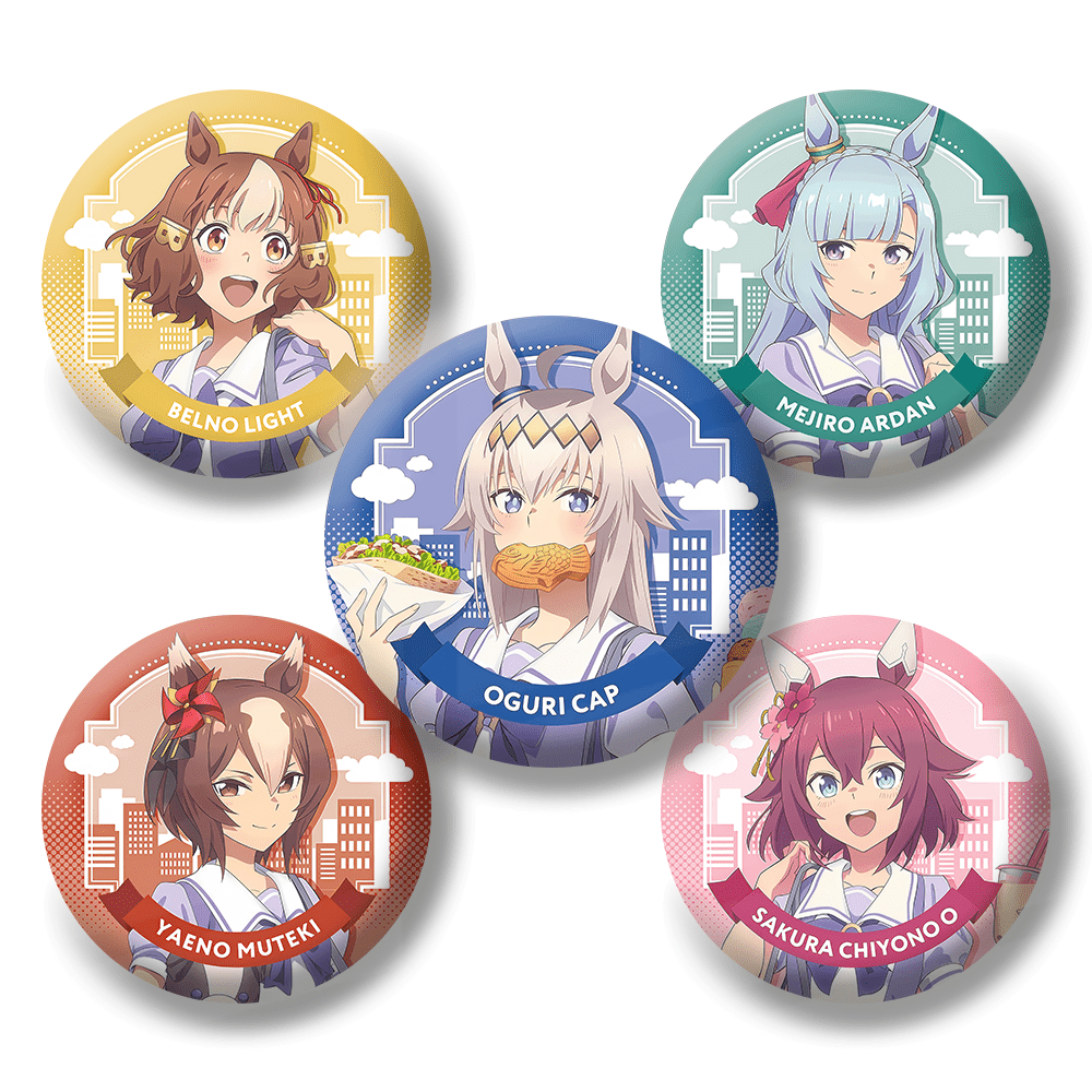 58 mm Anime Uma Musume Pretty Derby Cartoon Character Reversspeldjes Creatieve Ronde Broches Badge voor Rugzak Accessoires Cadeaus