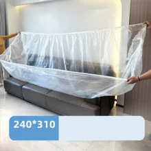 10pcs Extra Large Elastic Dust Cover, Full Coverage Disposable Waterproof Dustproof Mattress Protector, Suitable For Sofa/Air Conditioner/TV/Motorcycle/Bicycle, Indoor And Outdoor Use, High-Quality Material, Waterproof And Dustproof, All Season Use, Multi-Functional Protective Cover, Snug Fit Design, Furniture Cover, Kitchen Decor, Kitchen Accessories, Kitchen Supplies, Home Accessories, Kitchen Storage Supplies, Camping Essentials, Holiday Essentials, Kitchen Essentials, Kitchen Decor And Accessories, Home Essentials, College Essentials - Multicolor - View 4
