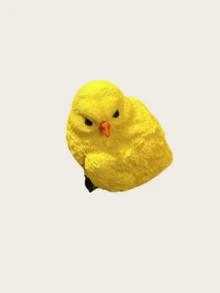 1 pieza Mini lindo ornamento de pollito amarillo, adecuado para jardín de hadas, paisaje micro, decoración de jardín al aire libre, modelo de coleccionista, regalo de inauguración de la casa - A - Ver 12