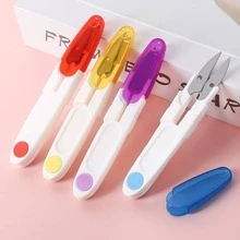 4把/1把手工縫製剪刀，辦公文具用品小型安全U型剪刀 - 適用於剪紙、修剪線頭 - A - 查看 6