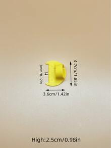 Bộ 1/5/10 chiếc dụng cụ khóa mép may thủ công màu vàng 3mm, thước dây dẫn đường may, thước đo kim may 2 trong 1, dễ sử dụng cho người mới bắt đầu, thích hợp cho may vá đồ da thủ công, may vá vải, sửa chữa quần áo gia đình, tự làm đồ da, sáng tạo dệt may thủ công. - May khoảng cách răng kép - Xem 6