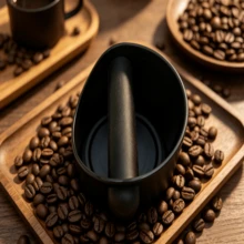 Hộp đựng bã cà phê, hộp đựng bã cà phê chống trượt, dụng cụ pha chế cà phê, phụ kiện barista, vật dụng thiết yếu cho quầy cà phê. - màu đen - Xem 6