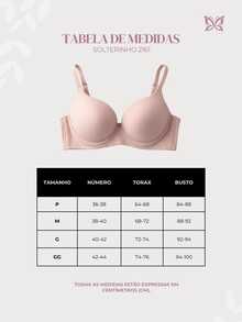 Kit Of Up To 03 Reinforced Bras In Basic Colors With Padded Support, Style And Well-Being. Essential Bras, Shaping And Support With Push-Up Effect. - Negro, blanco y beige - Ver 8