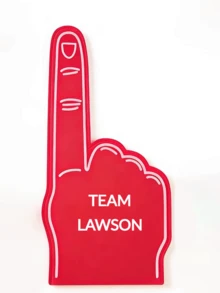 Customizable Foam Finger - Can Print Personalized Text/Logo, Reusable Fan-Shaped Hand With Soft Fingertips, Suitable For Parties, Sports Events, Weddings, Birthdays - Group Props, Adult Team Gifts - Multicolor - View 15