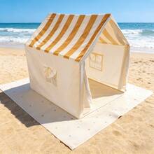 2025 New Mini House Play Tent, Interactive Secret Base Sleeping Tent - Khaki - View 4