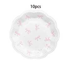 Disposable Kitchenware - Pink and White - View 10