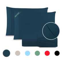 King Size 3-Piece Sheet Set, Hemstitch, 600 Thread Count Cotton - 查看 1
